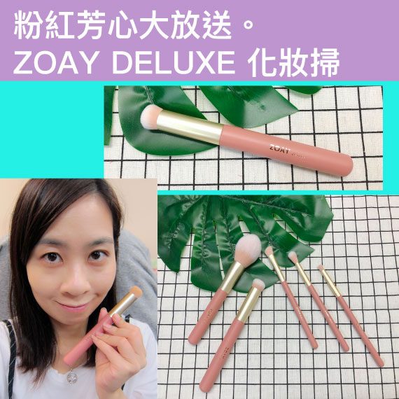 【 博客主場 】粉紅芳心大放送。ZOAY DELUXE 化妝掃 By Cherry